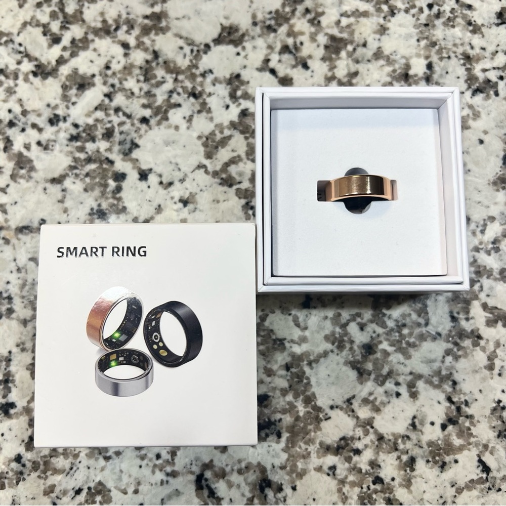 Smart Wellness Ring – Stylish Fitness & Health Tracker Color: Gold | Size: 10